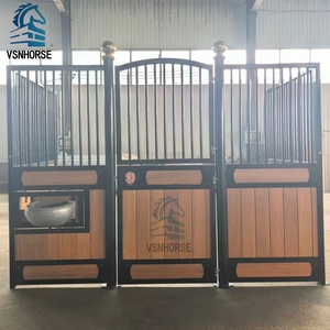 โรงม้าเคลื่อนที่กลางแจ้งแบบชุบสังกะสี สำหรับฝึกม้า สไตล์ยุโรป หรูหรา ทนทาน พร้อมหลังคาเคลือบสีฝุ่น - Product Image 2