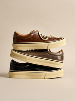 Vente en gros de baskets rétro personnalisées pour hommes en cuir véritable, respirantes, souples, résistantes à l'usure, avec semelle extérieure en caoutchouc, lacets, chaussures rehaussantes