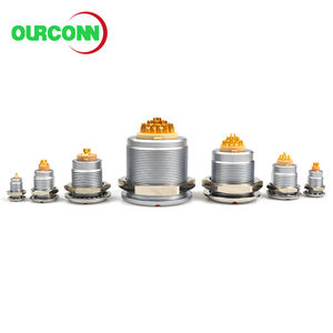 Китайское производство: Быстроразъемный соединитель FGG/EGG, круглый штекер-розетка, самозащелкивающийся, с функцией толкания и вытягивания - Product Image 1