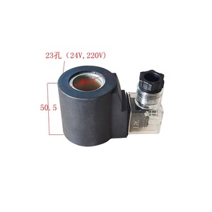 Bobine de solénoïde hydraulique DC24V 20 trous 51,5 mm, vanne de commande directionnelle pour systèmes hydrauliques - Product Image 2