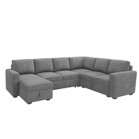 Juego de Sofás Modernos Muebles de Sala de Estar Sofás de Lujo de 3 Plazas Sofá Modular Seccional Sofá Cama Plegable