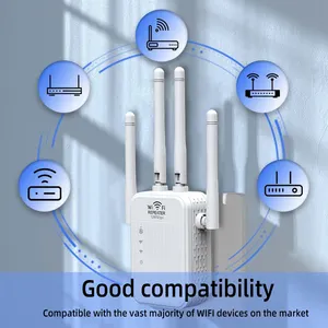 Kouvolsen 1200mbps Wifi Repeater 2.4g 5g Wifi Boost Network Amplifier Signal Extender Remote Repeater