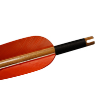 Flèches en plumes de dinde AF tir à l'arc 80cm flèches en bois pour arc classique tir pas cher vente chaude