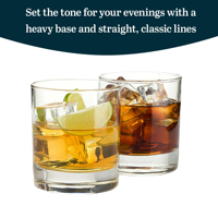 Verre à whisky à fond épais de 303 ml en gros, verre à whisky à l'ancienne de 10 oz et 7 oz pour bar, usage domestique, logo personnalisé