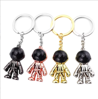 Porte-clés Astronaute Tendance, Pendentif Spaceman Cartoon, Anneau de Clé de Voiture, Breloque de Sac à Dos, Cadeau Créatif