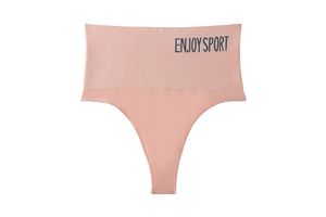 Slip modellante a vita alta da donna, taglie forti, con fascia larga in vita, traspirante, in nylon e cotone - Product Image 4