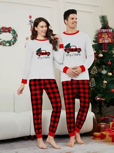 Wholesale Natal Pijama Conjuntos Casais Famílias Crianças Mulheres Soft Matching Natal Pijama Família Pijamas - Product Image 5