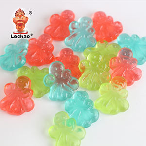 Gomitas de <span class=keywords><strong>Pulpo</strong></span> con Sabor a Fruta, Certificadas Halal, Marca Lechao, en Forma de Animal Marino, Paquete a Granel de 1 kg x 10 Bolsas - Product Image 1