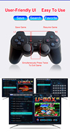 SEM FIO 4K 12000 + jeux contrôleur de manette USB sans fil 2.4G prise en charge 9 simulateurs sortie manette vidéo jeux 4K intégrés