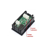0.28 "LED DC0-100V 10A Numérique voltmètre Multimètre LED Volt Amp Jauge Panneau avec Rouge/Bleu Double Affichage Couleurau