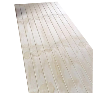 Contreplaqué de pin rainuré en <span class=keywords><strong>V</strong></span> de 9 mm, 4x8 pieds, pour extérieur, design chinois, anti-corrosion, résistant au feu, qualité supérieure - Product Image 1