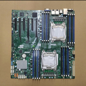 เมนบอร์ด Good Price X10DRi รองรับซีพียูคู่ LGA2011 E5-2600 V3 V4 แรม DDR4 รูปแบบ E-ATX สำหรับเซิร์ฟเวอร์และการเรียนรู้ AI เมนบอร์ด X10DRi - Product Image 1