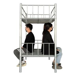Folding Metal Double Bunk <b>Bed</b> - Product Image 2