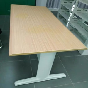 Mesa de Lectura para Biblioteca, Muebles de Biblioteca Escolar, Escritorio y Silla de Lectura de Acero y Madera para Sala de Conferencias y Capacitación - Product Image 5