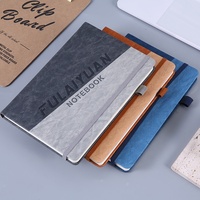 Fournitures d'affaires Logo personnalisable A5 Pu calendrier épissure couleur cahier calendrier planificateur Pu cuir bloc-notes