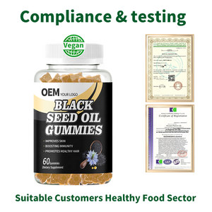 Gomitas Veganas de Aceite de Semilla Negra Orgánica 100% a Base de Plantas, Cumplen con las Normas de EE. UU./UE, Etiquetado y Empaquetado Personalizados, Suplemento Apto para Veganos - Product Image 5