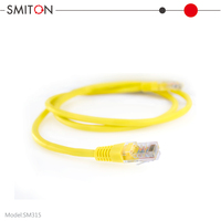 Parche de Cable de Red Ethernet RJ45 UTP Cat5e Opciones de Cobre de PVC 0,25 m 0,5 M 1m 2m 3M 5M 6m 10M 20M 30m 40m 100M