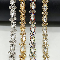 Nouvelles Appliques en Strass Colorés, Patchs à Griffes, Pierres en Verre Cristal, Garniture de Strass Thermocollants pour Robe de Mariée
