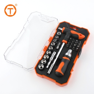 29-Piece hộ gia đình công cụ sửa chữa Ratchet vít điều khiển bit từ chính xác <span class=keywords><strong>Screwdriver</strong></span> Set với trường hợp khó khăn - Product Image 1