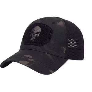 Casquette de baseball tactique camouflage personnalisée à 6 panneaux, respirante en mesh, pour la chasse et la randonnée en extérieur - Product Image 5