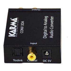 Convertidor de Audio Digital a Analógico con Conector para Auriculares Negro CONV 3DA - Product Image 4