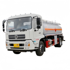Camion-citerne à huile Dongfeng Tianjin 4x2 6000L, petit camion-citerne à diesel pour chantier de construction - Product Image 1