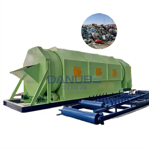 Équipement de prétraitement des déchets organiques, crible rotatif, machine de tri des déchets solides municipaux - Product Image 1