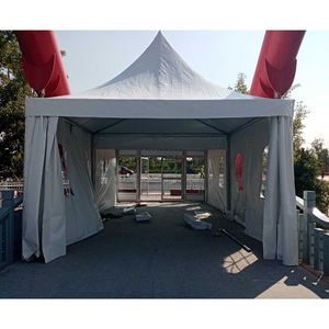 Tente de réception pagode extérieure imperméable 3m/4m/5m/6m, structure en aluminium robuste, idéale pour événements commerciaux et salons professionnels. - Product Image 3