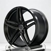 Jantes de voiture élégantes en alliage noir mat concave de 15 à 24 pouces 5x112/114.3 pour Lanborghini Aventador Centenario Infiniti J50 J55