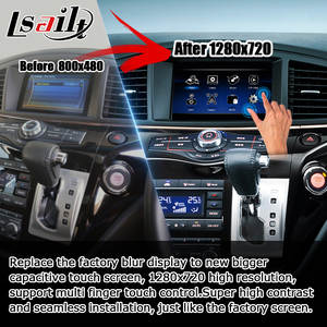 Pantalla Android de 8 Pulgadas con Carplay para Nissan Elgrand E52 2010-2020 con Video y Función Auto by Pass de Lsailt - Product Image 5