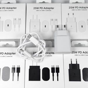 Adaptateur PD 25W d'origine d'usine <span class=keywords><strong>Chargeur</strong></span> rapide Type-C Adopte un <span class=keywords><strong>chargeur</strong></span> mural USB C pour <span class=keywords><strong>Samsung</strong></span> S25 A53 <span class=keywords><strong>A52</strong></span> - Prise EU US UK - Product Image 5