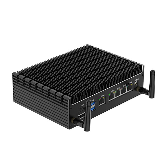 5 LAN Thin Client Mini PC Multi NIC 10510U 8GB DDR4 16GB Fanless Ubuntu Industrial Gateway I7 I5 I3 Stock Product