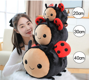 Dễ Thương Ladybug <span class=keywords><strong>Bee</strong></span> Nhồi Bông Đồ Chơi Sang Trọng Mềm Ngủ Động Vật Gối Sofa Trang Trí Nội Thất Đệm Món Quà Sinh Nhật Cho Trẻ Em - Product Image 6