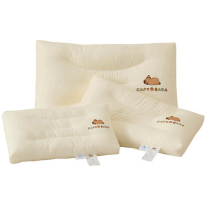 Oreiller de soutien pour le cou en coton Capybara, rectangulaire, doux, anti-acariens, pour adultes et enfants, usage domestique - Product Image 2
