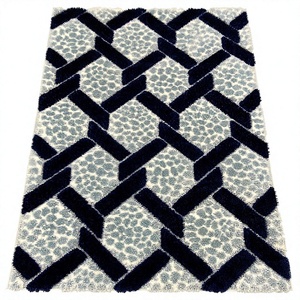 Alfombra Adiva de Poliéster de Alta Calidad, Fabricada en Gaziantep, Tejido Jacquard, Pelo Largo, Hecha a Máquina, Rectangular, para Uso Doméstico - Product Image 1