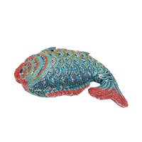 Sac de soirée Aimiqi Koi Fish Bestseller en cuir véritable avec fermeture magnétique, motif poisson rouge et strass, design animalier pour banquets