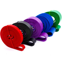 Bandas de ejercicio de resistencia de látex Bandas DE ASISTENCIA DE dominadas para hombres y mujeres Gimnasia Gimnasio Entrenamiento Bandas de entrenamiento