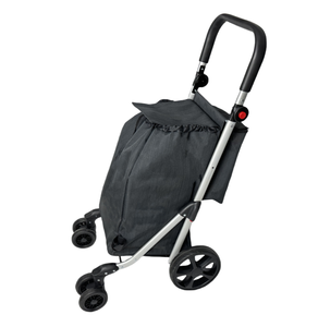 30 किलो की थोक दुकान ट्रॉली गाड़ी छह पहियों एल्यूमीनियम सामान बैग के साथ बैग - Product Image 1