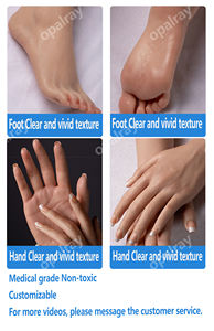 Volledig lichaam levensechte siliconenpop met grote hoofd- en borstband, waterdicht, realistisch aanvoelend, aantrekkelijk vrouwelijk figuur voor penetratie. - Product Image 4