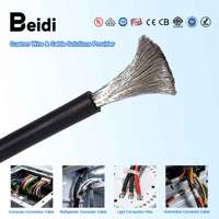 Cable de Silicona BEIDI de Alta Temperatura 600V 12 14 16 18 20 22 24 26AWG, Cable de Conexión para Dispositivos, Eléctrico UL3239, Cobre Estañado
