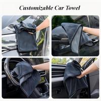 Serviette de voiture compacte et élastique, légère et portable, efficace pour absorber l'eau, nettoyer en profondeur les coins et les interstices de la voiture, et la polir