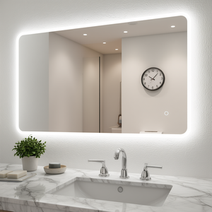 Miroir LED Vanitas Line 100 x 60 cm avec éclairage, miroir de salle de bain - Product Image 3