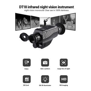 Monoculaire numérique de vision nocturne 32 Go avec zoom numérique 8x et grossissement optique <span class=keywords><strong>4x</strong></span>, télescope numérique infrarouge de vision nocturne - Product Image 6