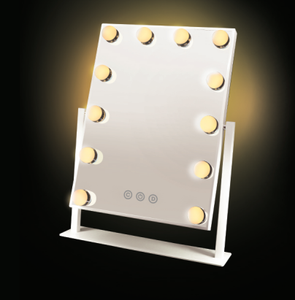 Espejo de Vanidad <span class=keywords><strong>LED</strong></span> con Sensor Inteligente - Atenuación Infinita, Control Táctil, Recargable - Imprescindible para el Maquillaje - Product Image 4