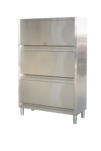 Customized Four-Door Stainless Steel 304 Commercial Kitchen Storage Cabinet with Cleaning Equipment Food <b>Cupboard</b> Drawer - Product Image 3
