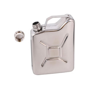 Botella de Licor Portátil de Alta Calidad, 5oz, Acero Inoxidable, Pequeña, Tipo Jerry Can - Product Image 1