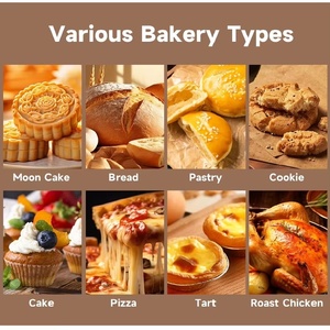 Thương mại bánh mì gas bánh mì tự động máy nướng 1 boong 2 khay lò kết hợp thiết bị lên men 10 khay nướng Baguette - Product Image 5