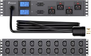 C13 C19เมตรประเภท30A 1U ข้อมูลอัจฉริยะศูนย์ข้อมูล PDU หน่วยการกระจายพลังงานแบบไม่มีหน่วยกระจายพลังงานหมายเลข - Product Image 3