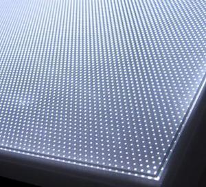 Panneau optique en PMMA avec marquage par points laser, film réflecteur diffuseur, assemblage optique pour panneau lumineux double face Rina Tech - Product Image 3