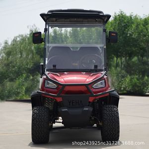 รถกอล์ฟไฟฟ้า Shengdafei 6 ที่นั่ง 220v110v แบตเตอรี่ 100ah ระยะทาง 70-120 กม. สำหรับสนามกอล์ฟ โรงแรม มหาวิทยาลัย และการลาดตระเวน - Product Image 4